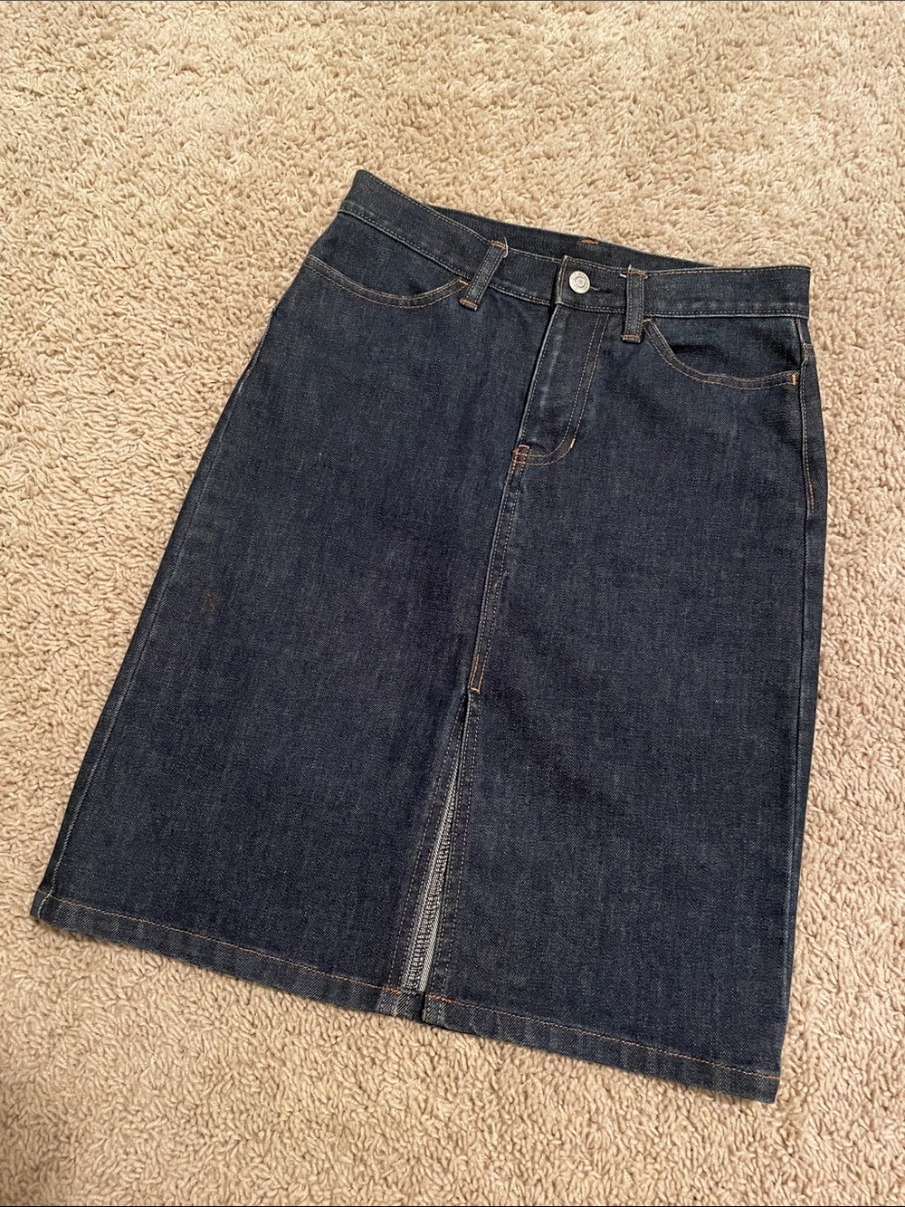 Gap Denim Knee-Length Skirt, size 0